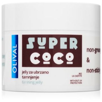 Olival SUPER Coco crema gel pentru hidratare. pentru accelerarea bronzului