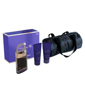 Promise Me, Femei, Set: Eau de parfum 100 ml + Gel de dus 100 ml + Lotiune de corp 100 ml + Geanta neagra