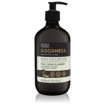 Baylis & Harding Goodness Oud, Cedar & Amber Lotiune de corp delicata