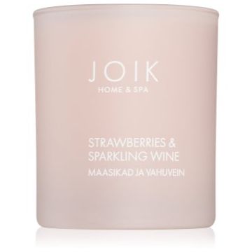 JOIK Home & Spa Strawberries & Sparkling Wine lumânare parfumată de firma original