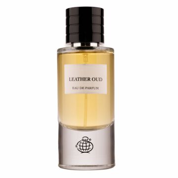 Parfum Leather Oud, Fragrance World, apa de parfum 80 ml, barbati - inspirat din Leather Oud by Christian Dior de firma original