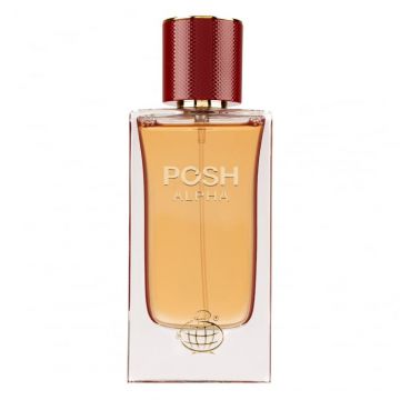 Parfum Posh Alpha, Fragrance World, apa de parfum 80 ml, unisex - inspirat din Rose Incense by Amouage ieftin