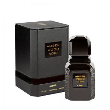 Ajmal Amber Wood Noir, Apa de Parfum, Unisex (Concentratie: Apa de Parfum, Gramaj: 100 ml) de firma original