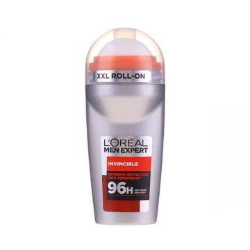 Deodorant Antiperspirant Roll-On pentru Barbati - L'Oreal Paris Men Expert Invincible 96H Non Stop, 50 ml