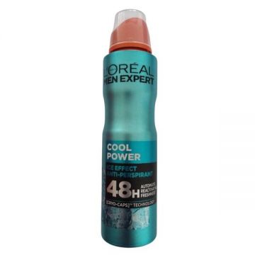 Deodorant Antiperspirant Spray pentru Barbati - L'Oreal Paris Men Expert Cool Power 48H, 150 ml ieftin