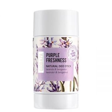 Deodorant Stick Natural fara Aluminiu, cu Lavanda si Bergamota - Biobaza Natural Deo Stick Purple Freshness, 50 ml