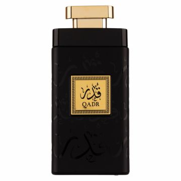 Parfum Qadr, Fragrance World, apa de parfum 100 ml, barbati - inspirat din Bvlgari Man In Black de firma original