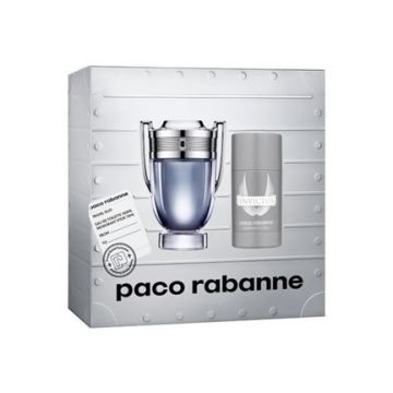 Set cadou Paco Rabanne, Invictus, Apa de Toaleta, Barbati, 100 ml + Deostick 75 ml, de firma original