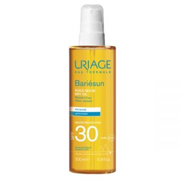 Ulei uscat cu protectie solara SPF30 Bariesun, Uriage, 200 ml