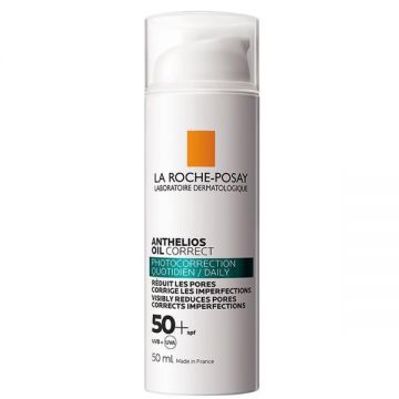 Crema cu protectie solara La Roche-Posay Anthelios Oil Correct SPF 50+, 50 ml de firma originala