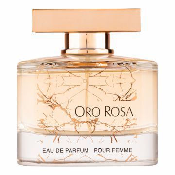 Parfum Oro Rosa Pour Femme, Fragrance World, apa de parfum 100 ml, femei de firma original