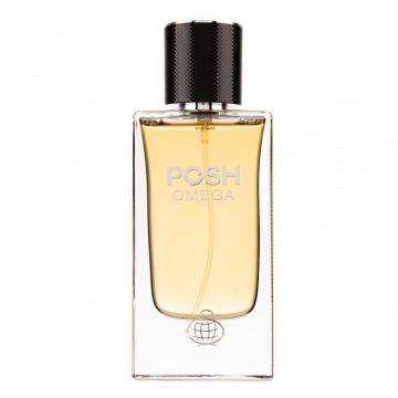 Parfum Posh Omega, Fragrance World, apa de parfum 80 ml, barbati - inspirat din Le Male Essence de Parfum by Jean Paul Gaultier de firma original