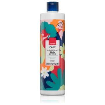 Avon Care Jasmine Scent & Glycerine lapte de corp cu particole stralucitoare pentru ten normal spre uscat