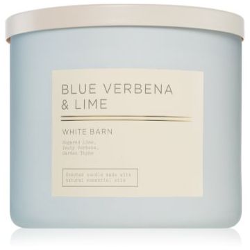 Bath & Body Works Blue Verbena & Lime lumânare parfumată de firma original