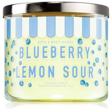 Bath & Body Works Blueberry Lemon Sour lumânare parfumată de firma original