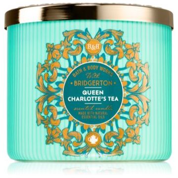 Bath & Body Works Bridgerton Queen Charlotte's Tea lumânare parfumată ieftin