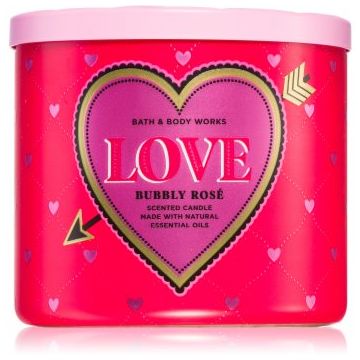 Bath & Body Works Bubbly Rosé - Love lumânare parfumată de firma original