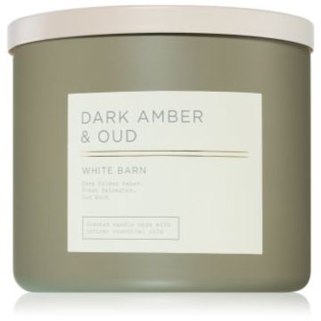 Bath & Body Works Dark Amber & Oud lumânare parfumată ieftin