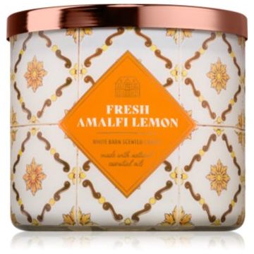 Bath & Body Works Fresh Amalfi Lemon lumânare parfumată ieftin