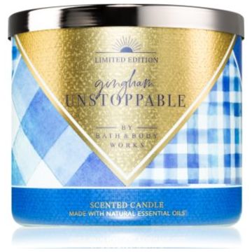 Bath & Body Works Limited Edition Gingham Unstoppable lumânare parfumată