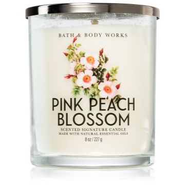 Bath & Body Works Pink Peach Blossom lumânare parfumată