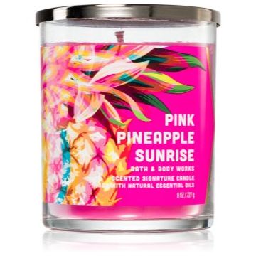 Bath & Body Works Pink Pineapple Sunrise lumânare parfumată