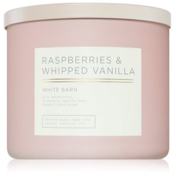 Bath & Body Works Raspberry & Whipped Vanilla lumânare parfumată