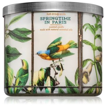 Bath & Body Works Springtime In Paris lumânare parfumată de firma original