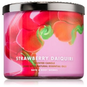 Bath & Body Works Strawberry Daiquiri lumânare parfumată de firma original