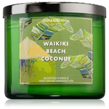 Bath & Body Works Waikiki Beach Coconut lumânare parfumată