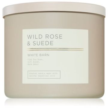 Bath & Body Works Wild Rose & Suede lumânare parfumată ieftin