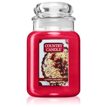 Country Candle Cherry Crumble lumânare parfumată ieftin