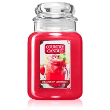 Country Candle Strawberry Lemonade lumânare parfumată ieftin