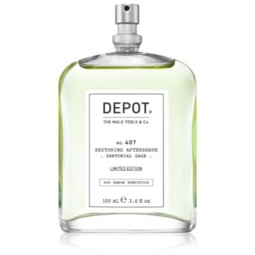 Depot No. 407 Restoring Aftershave aftershave racoritor de firma original