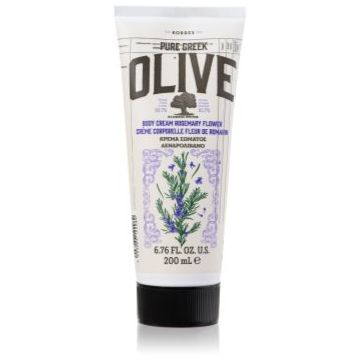 Korres Pure Greek Olive & Rosemary Flower crema de corp hidratanta cu ulei de masline ieftina