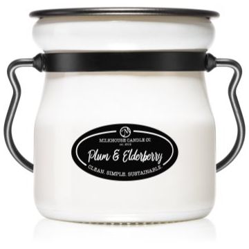 Milkhouse Candle Co. Creamery Plums & Elderberry lumânare parfumată Cream Jar ieftin