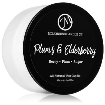 Milkhouse Candle Co. Creamery Plums & Elderberry lumânare parfumată Sampler Tin ieftin