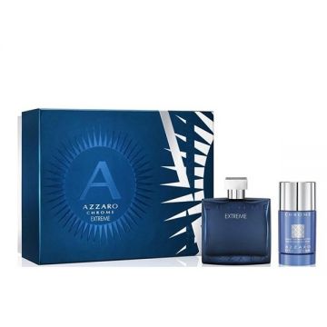 Azzaro Chrome Extreme, Barbati, Apa de Parfum, 100 ml + Deodorant stick, 75 ml