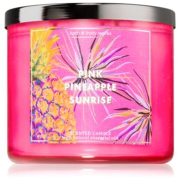 Bath & Body Works Pink Pineapple Sunrise lumânare parfumată de firma original