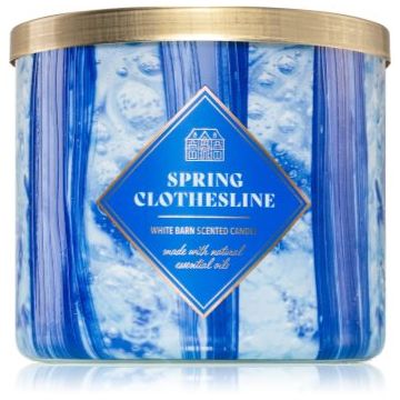 Bath & Body Works Spring Clothesline lumânare parfumată de firma original