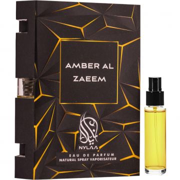 Parfum arabesc unisex Nylaa Amber Al Zaeem - 2ml