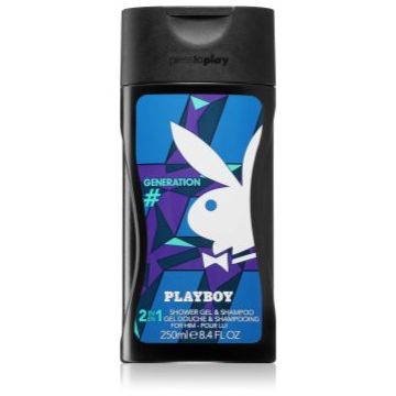 Playboy Generation gel de duș 2 in 1 pentru bărbați