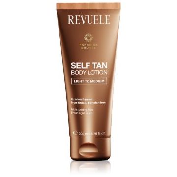 Revuele Paradise Bronze Self Tan Body Lotion lotiune autobronzanta pentru bronzare graduala