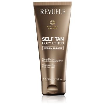 Revuele Paradise Bronze Self Tan Body Lotion lotiune autobronzanta pentru bronzare graduala