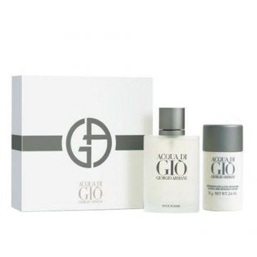 Set Cadou Armani Acqua di Gio, Barbati, Apa de Toaleta (Concentratie: Apa de Toaleta, Gramaj: 100 ml Eau de Toilette + deo stick)