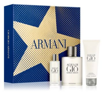 Set Cadou Armani Acqua di Gio, Barbati, Apa de Toaleta (Concentratie: Apa de Toaleta, Gramaj: 100 ml Eau de Toilette + deo stick) de firma original