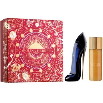 Set Cadou Carolina Herrera Good Girl, Apa de parfum 80 ml + Ulei de corp, 100 ml de firma original