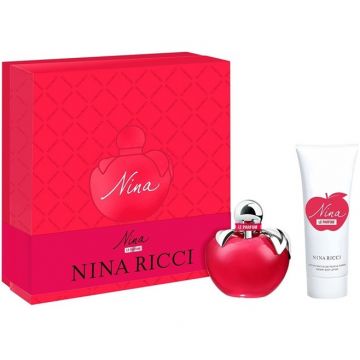 Set cadou Nina Le Parfum Nina Ricci Apa de Parfum, 50 ml + Lotiune de corp, 75 ml de firma original