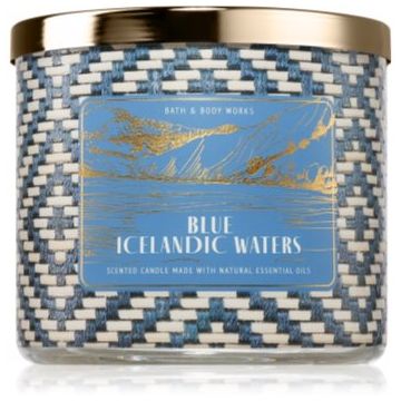 Bath & Body Works Blue Icelandic Waters lumânare parfumată de firma original