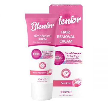 Crema Depilatoare pentru Par Sensibila - Blenior Hair Removal Cream Sensitive, 100 ml